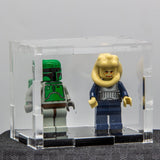 Acrylic display case for two LEGO minifigures