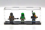 Acrylic Display case for 3 Lego® mini figures - Made in the USA