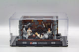 Acrylic display case for Lego® Death Star™ Trash Compactor Diorama set 75339 - Made in USA