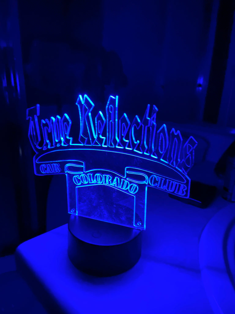 Customised LED Squid Game Logo Lamp English