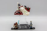 Acrylic display stand for Obi-Wan Kenobi’s Jedi Starfighter™ set 75333 - Made in USA