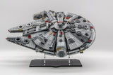 Acrylic display stand for Millennium Falcon™ set 75257 - Made in USA