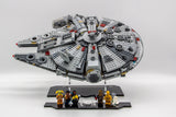 Acrylic display stand for Millennium Falcon™ set 75257 - Made in USA