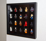 12 x 12 inch Shadow box for Lego Mini-Figures - 20 Mini figure shadow box - Made in the USA