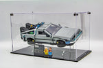 Acrylic Display Case for Back to the Future Time Machine set 10300