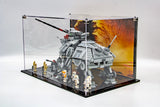 Acrylic Display Case for AT-TE Walker set 75337 - Made in the USA